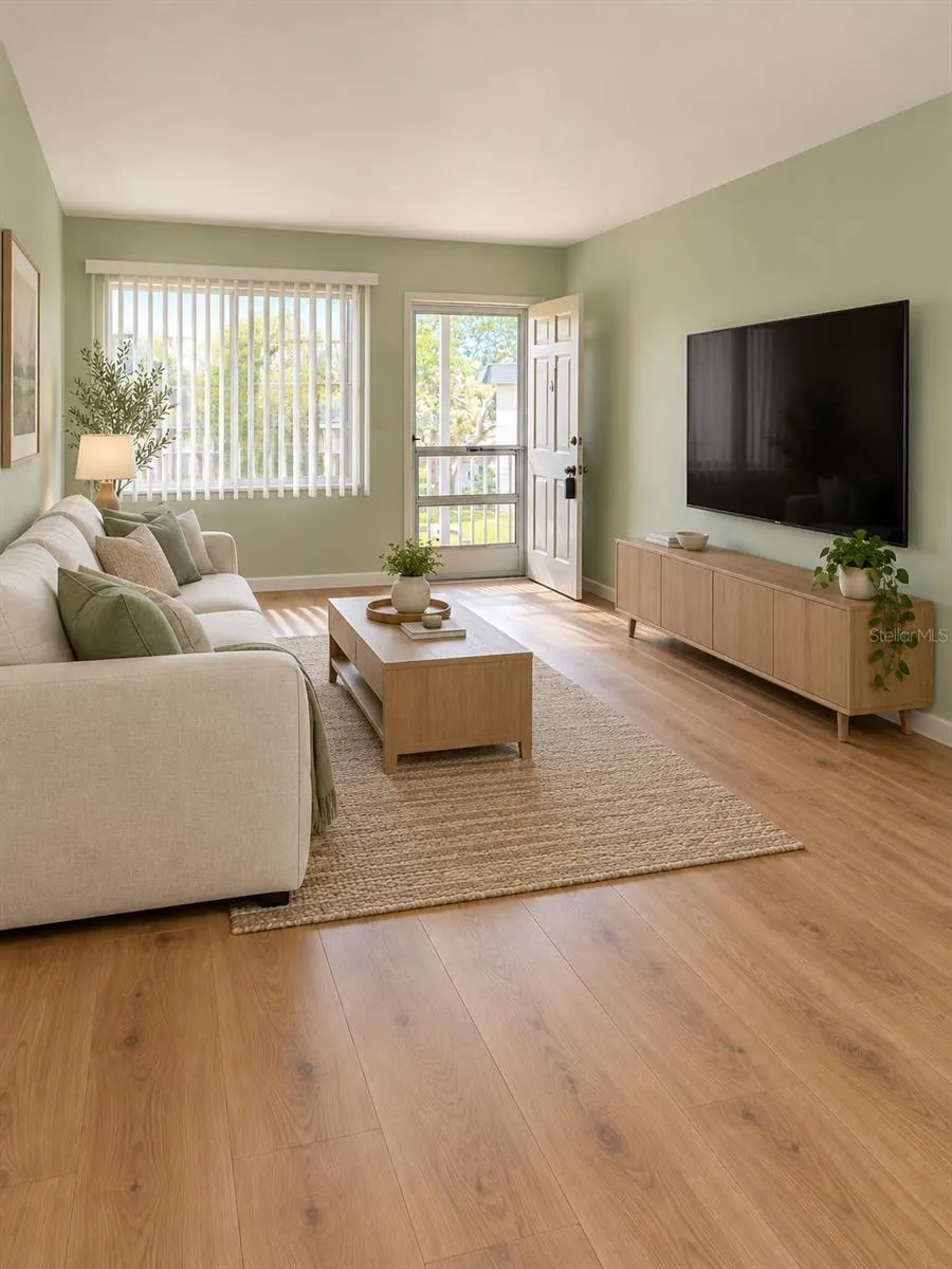 Living Room Staged & Remodeled