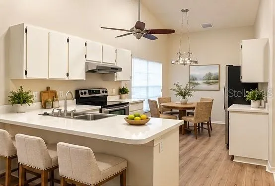 staged kitchen