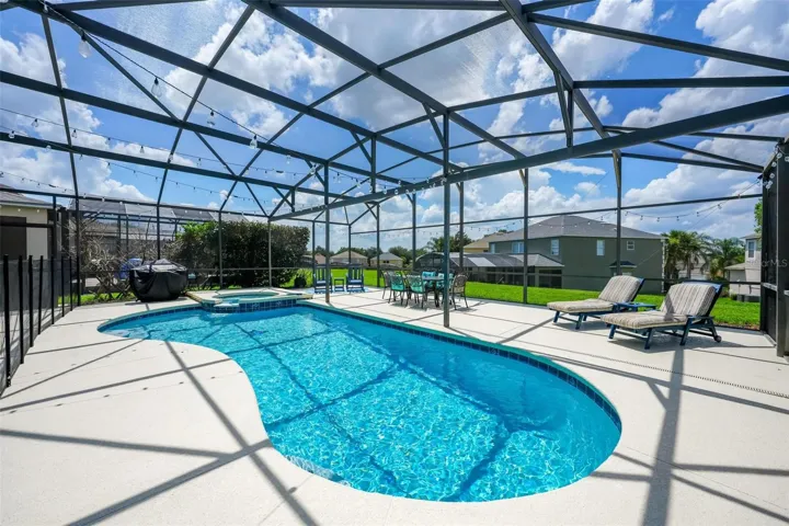 One of the Only Double Lots with TWICE the Backyard Social Space Around the Pool.