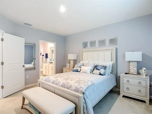 Primary Bedroom &amp; Dual Sink Bathroom w/Shower on First Floor