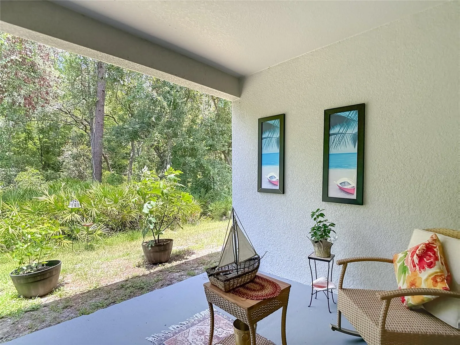 Patio Area w/Sliding Glass Doors