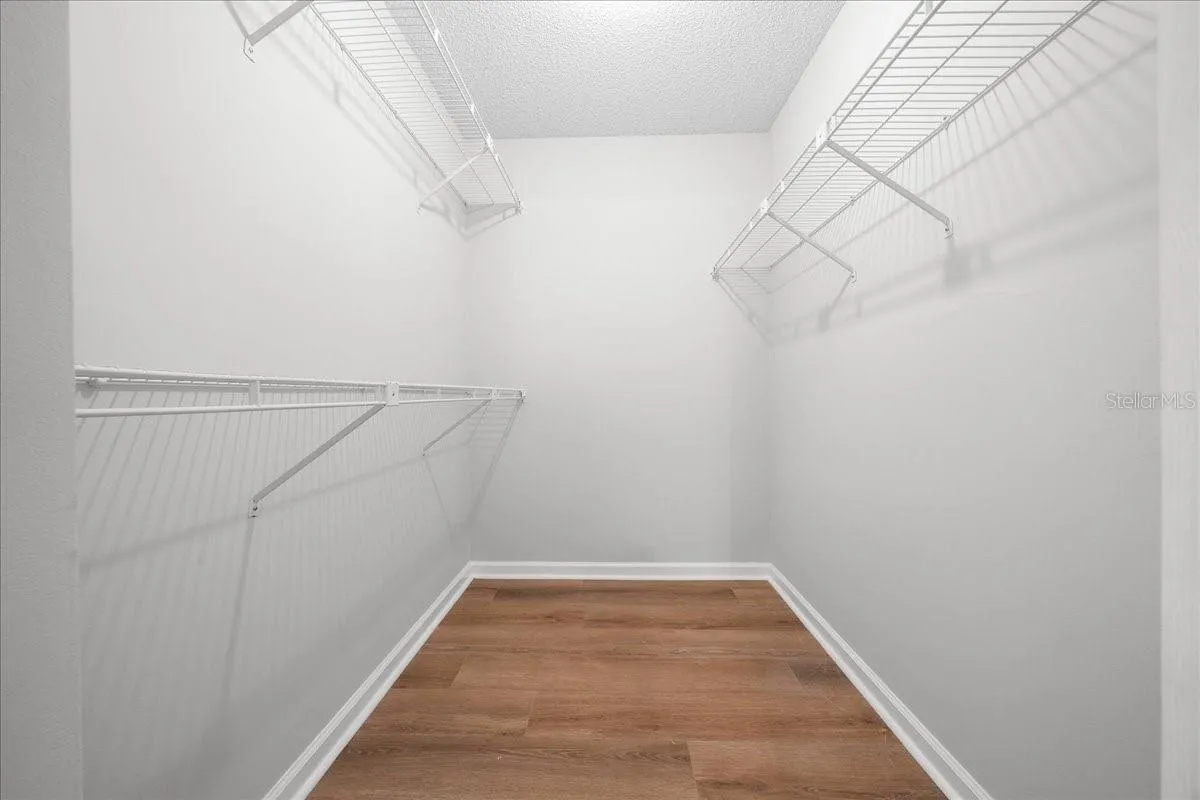 Primary closet