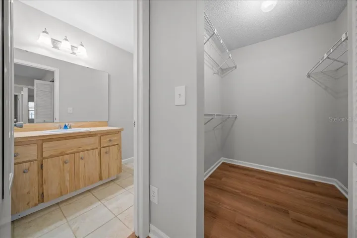 Primary closet / bathroom