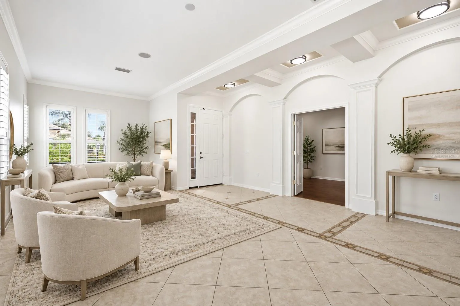Virtually Staged – Formal Living Room