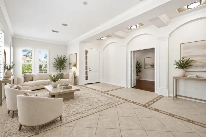 Virtually Staged – Formal Living Room