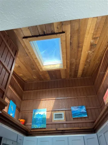 skylight in kitchen