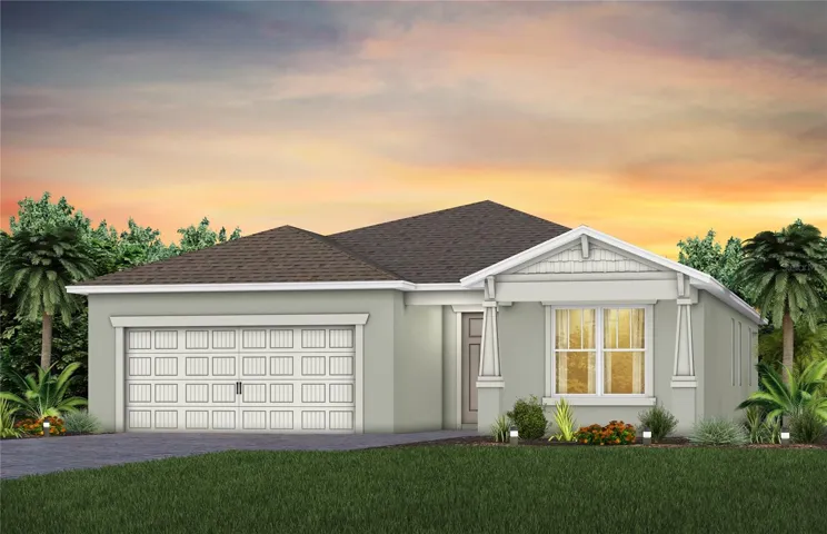 Exterior Design. Artistic rendering for this new construction home. Pictures are for illustrative purposes only. Elevations, colors and options may vary.