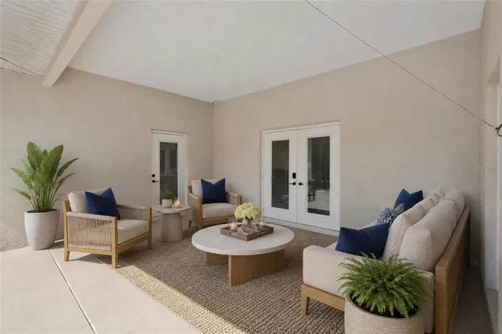 Rear Covered Open Porch