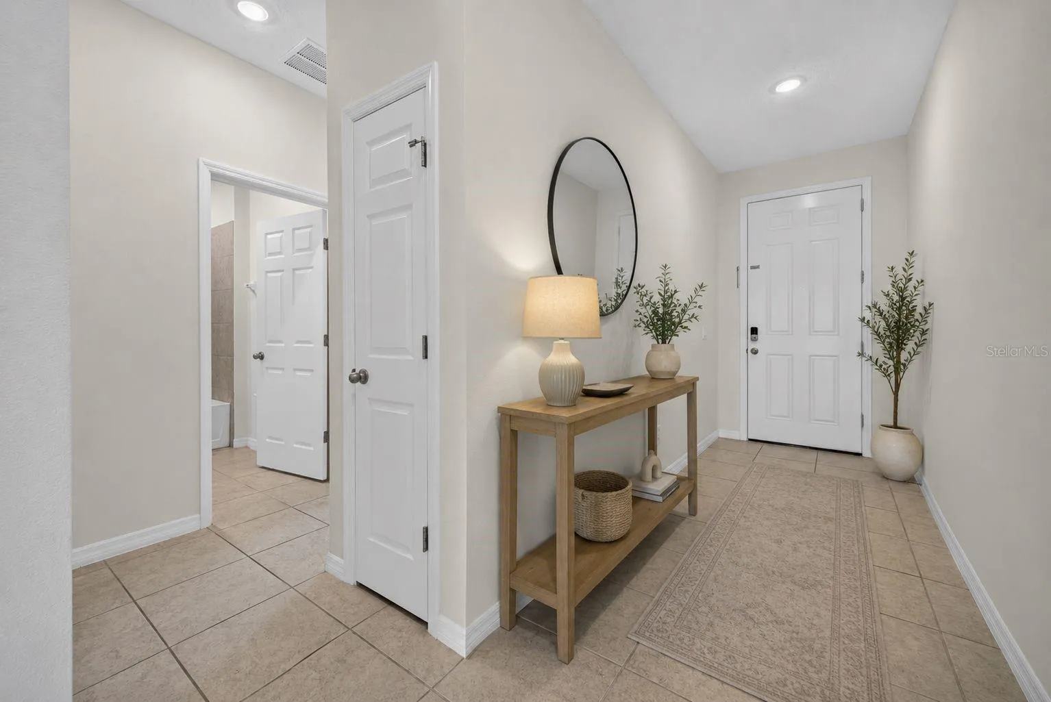 AI Staging of Entry Way