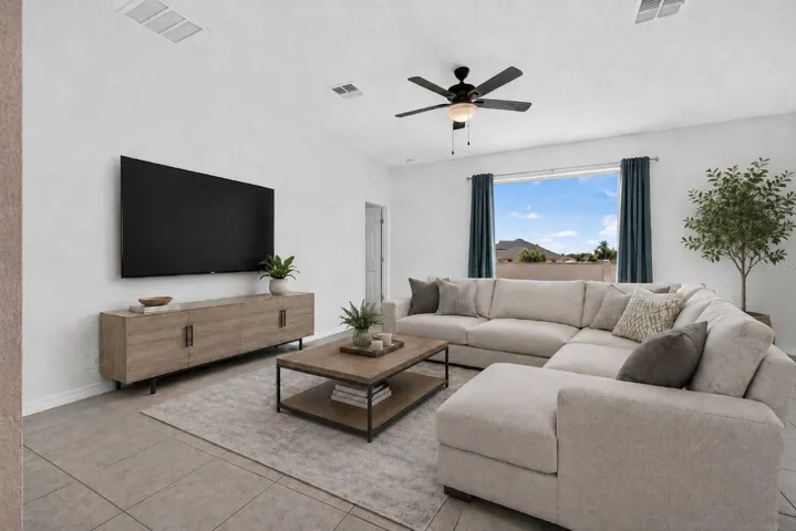 Living Room: AI Staging