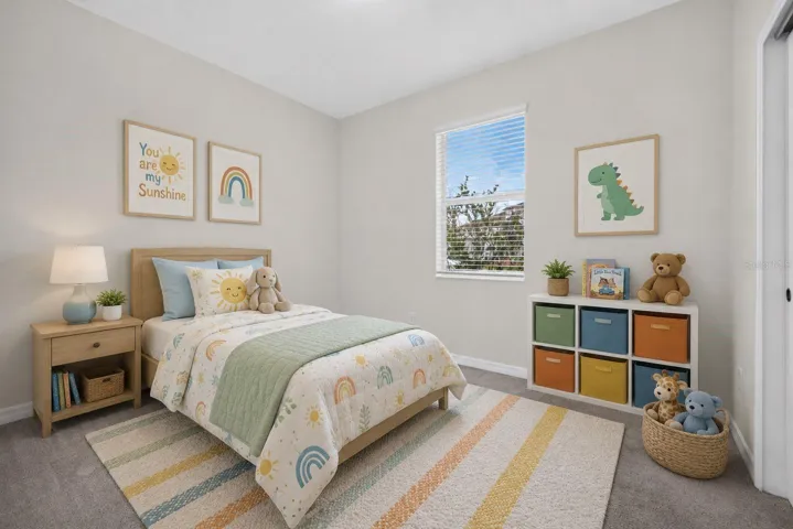 Bedroom 2: AI Staging