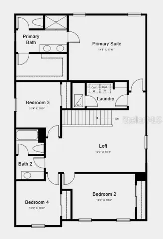 Floor 2 - Additional Highlights Include: GE refrigerator, laundry pkg, extended flooring to great room and understairs closet, and whole house blinds