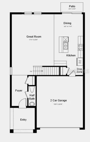 Floor 1 - Additional Highlights Include: GE refrigerator, laundry pkg, extended flooring to great room and understairs closet, and whole house blinds