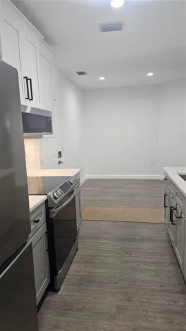 Kitchen view of dining area.  Kitchen/dining combo