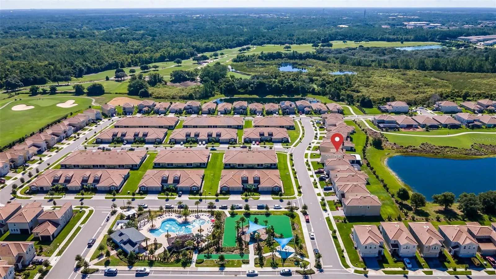 Location within neighborhood close to pool/playground