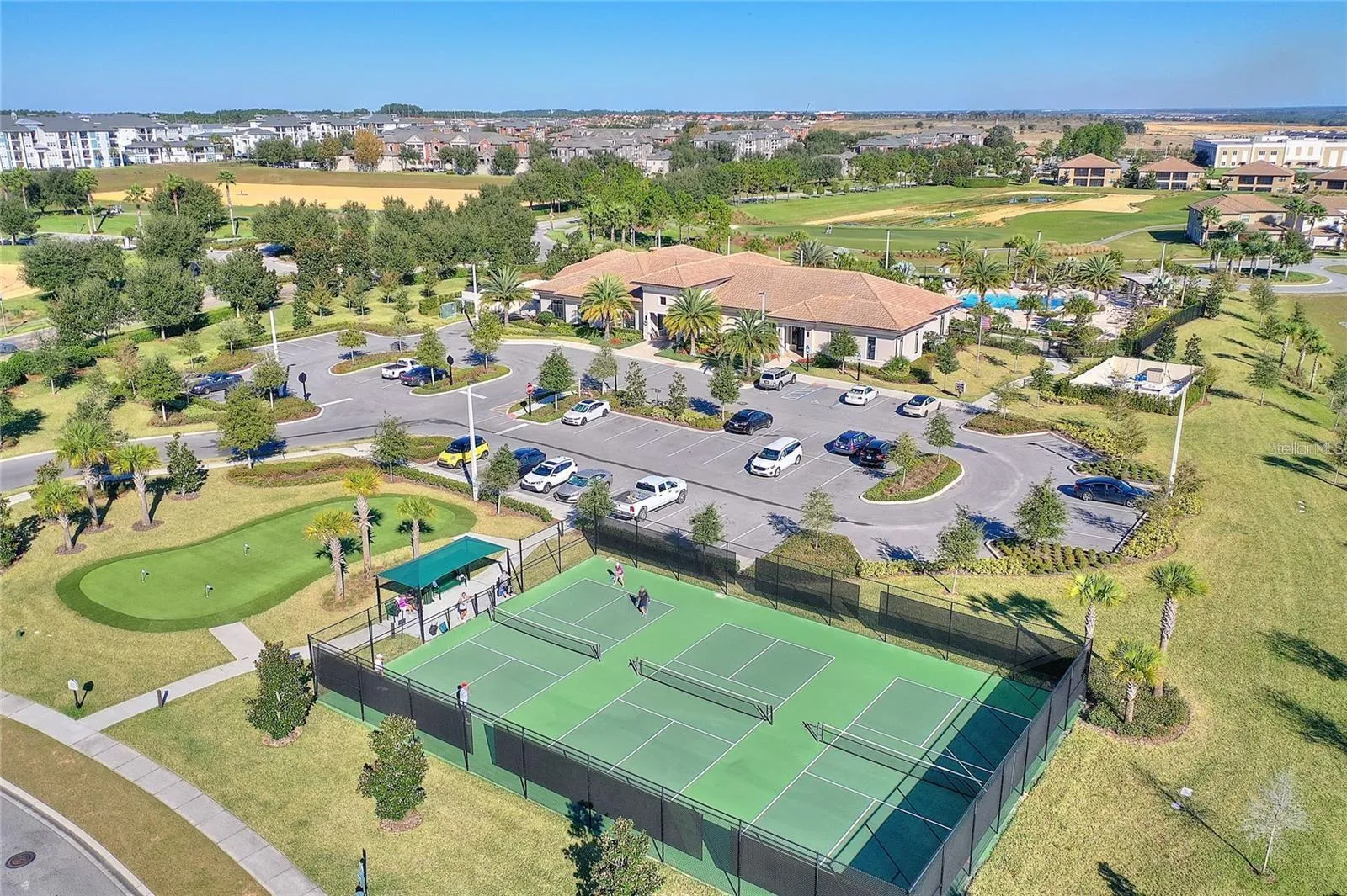 tennis courts