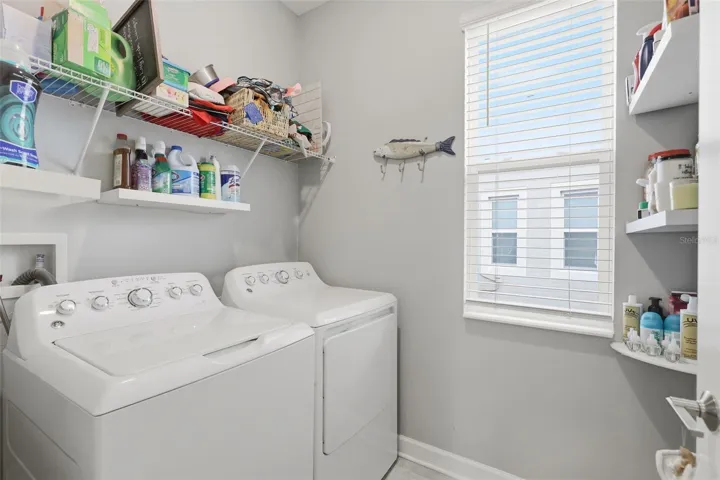 First floor laundry room