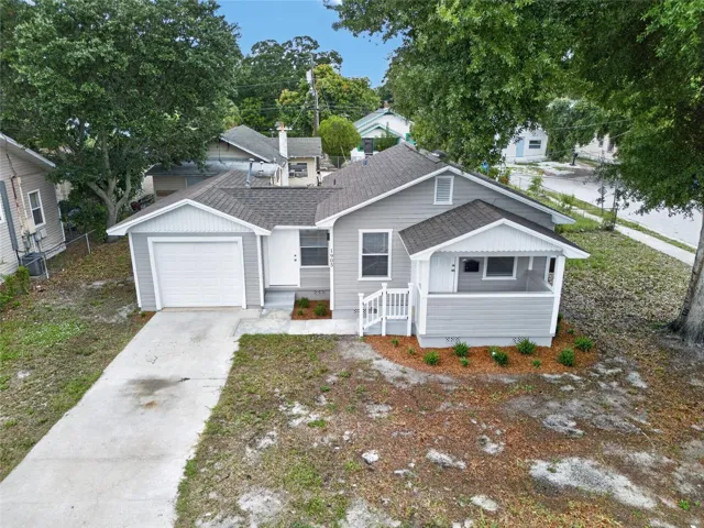 Front of House with Driveway