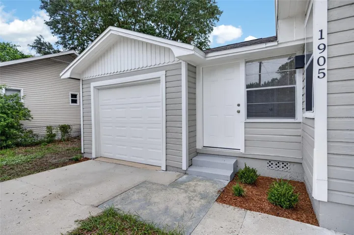 One Car Garage with Driveway