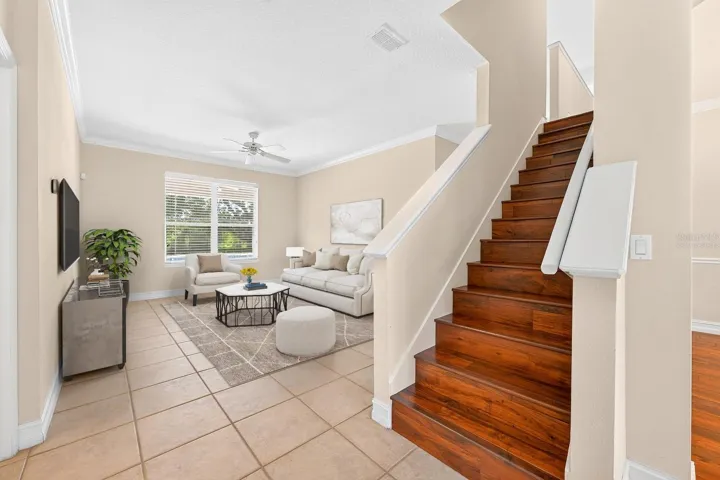 Formal living space. Virtually Staged.