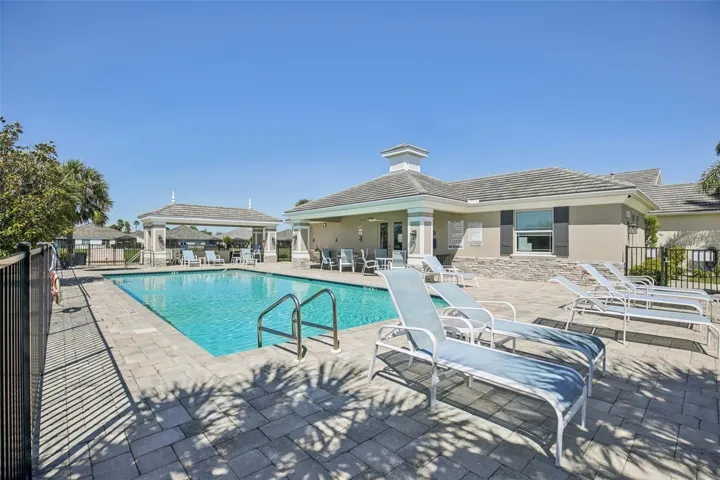 Heated community pool.