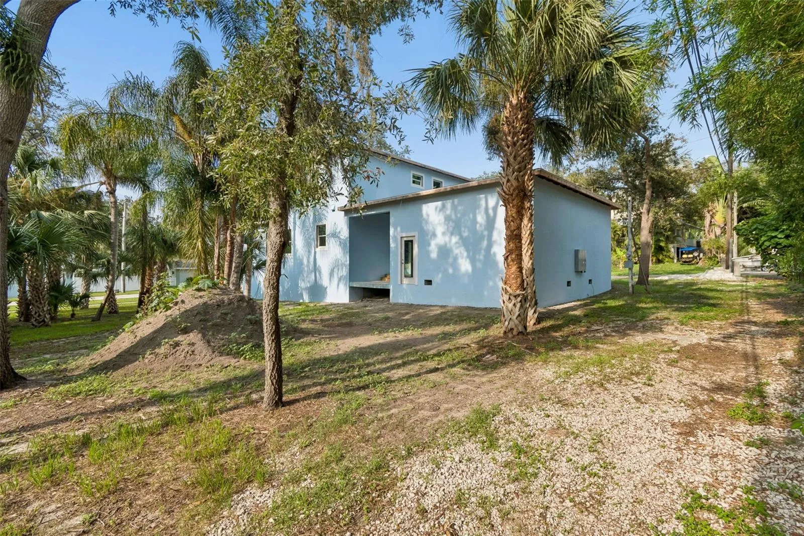 west side of property