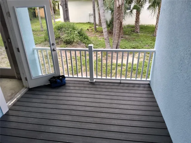 Breezeway from garage to back door