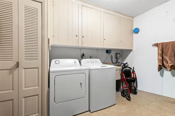Laundry area