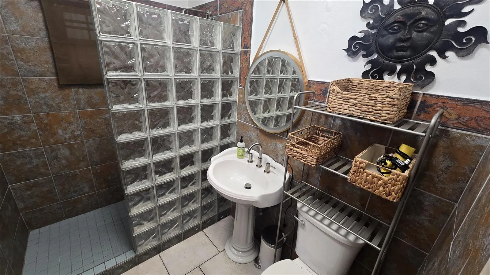 Bathroom, Downstairs 3 Bedroom Apartment