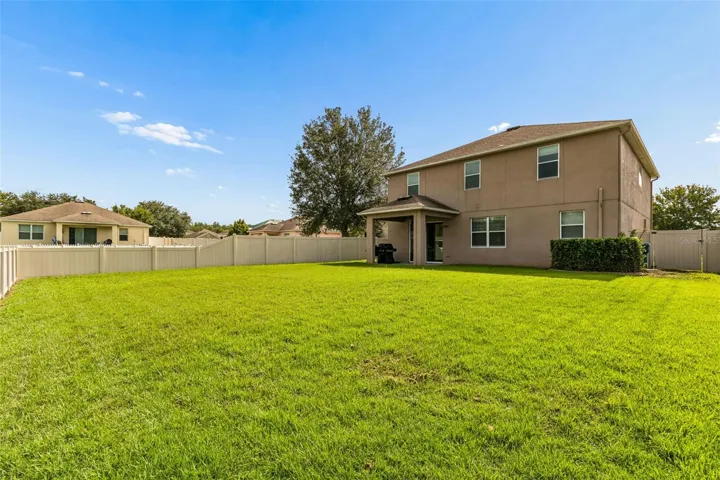 large backyard