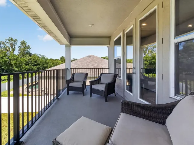 Master Balcony side view