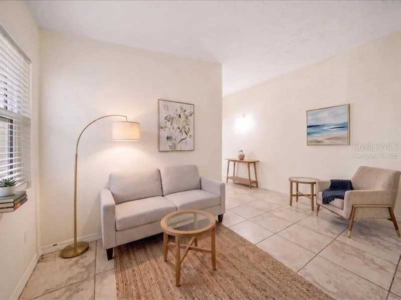 Living Room Virtually Staged