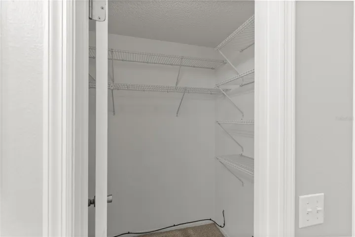 Primary closet