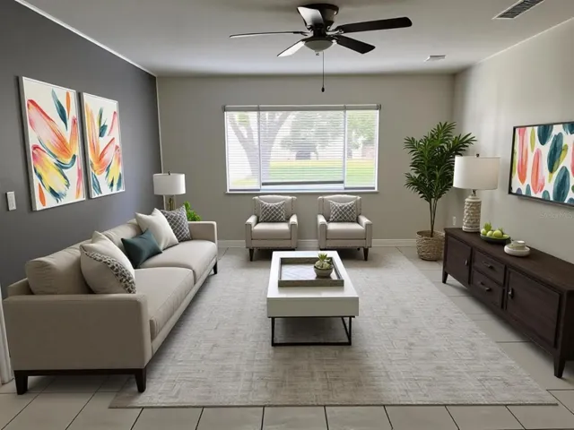 LIVING ROOM STAGED