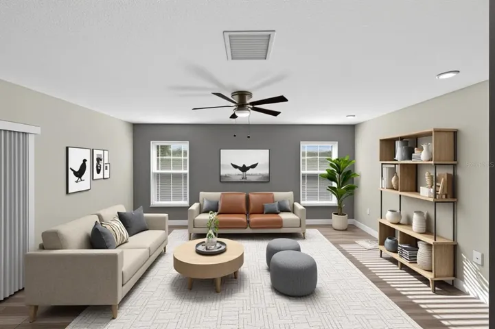 FAMILY ROOM STAGED