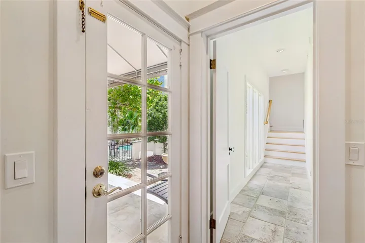 Private Primary suite steps from the Kitchen