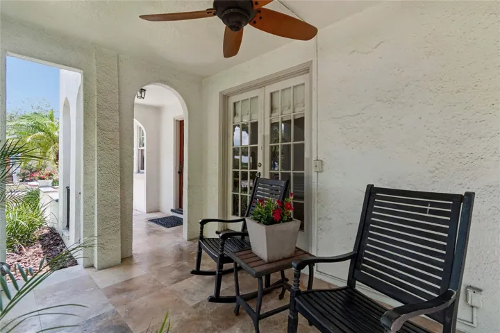 One of 2 outdoor porches. This one faces S packwood Ave.