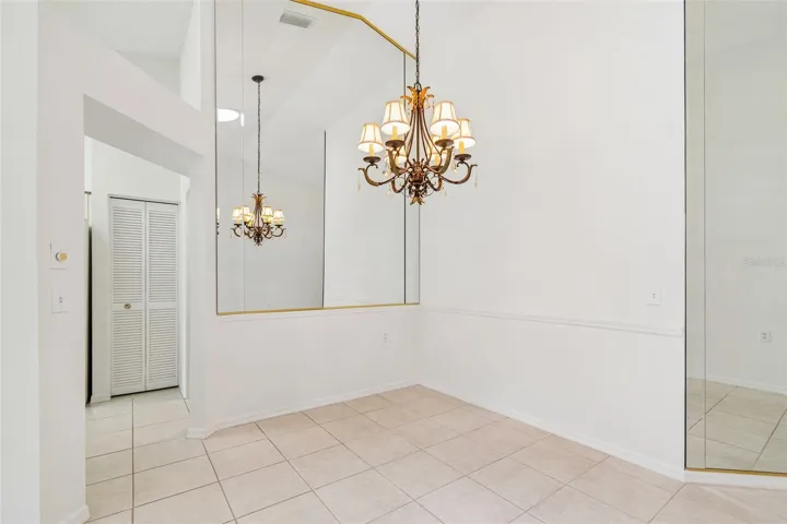 Dining area located in Great Room