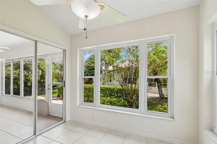 Eat-in Kitchen accesses Sun Room