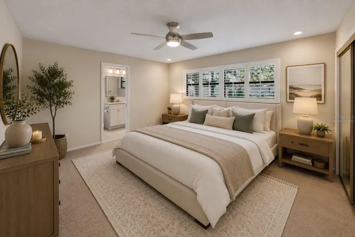 Virtually Staged - Primary Bedroom
