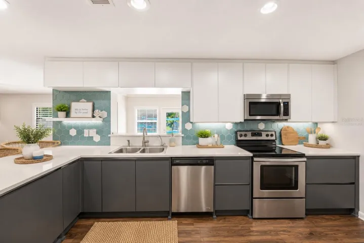 Virtually Staged Kitchen