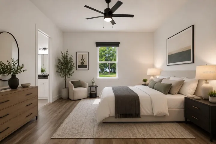 Virtual Staged Bedroom 2