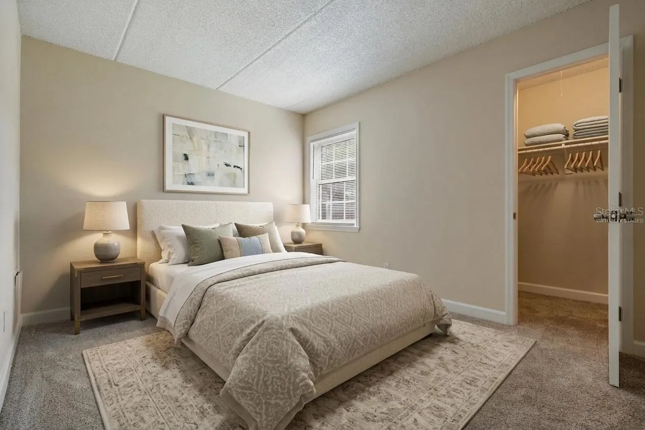 2nd Bedroom virtually staged
