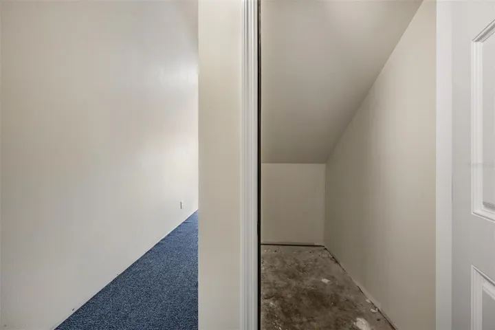 Entrance hall with storage closet for unit