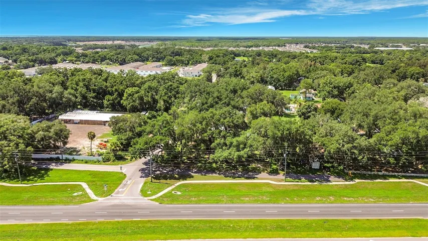 Aerial View Street