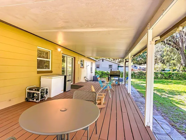 Covered Back Porch