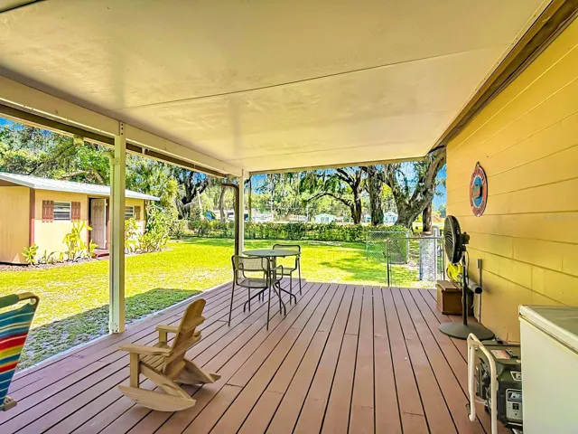 Covered Back Porch