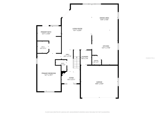 MAIN FLOOR W/APPROX MEASUREMENTS