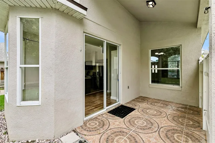 Covered Back Patio