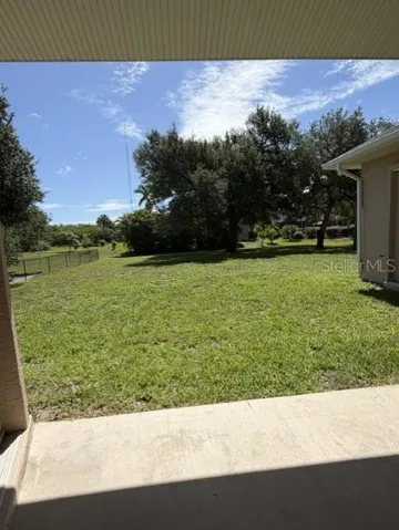 Backyard from Lanai Looking over the 180' Lot